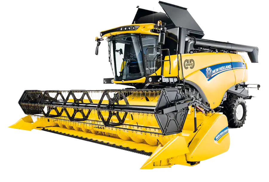 new holland ch mähdrescher gelb