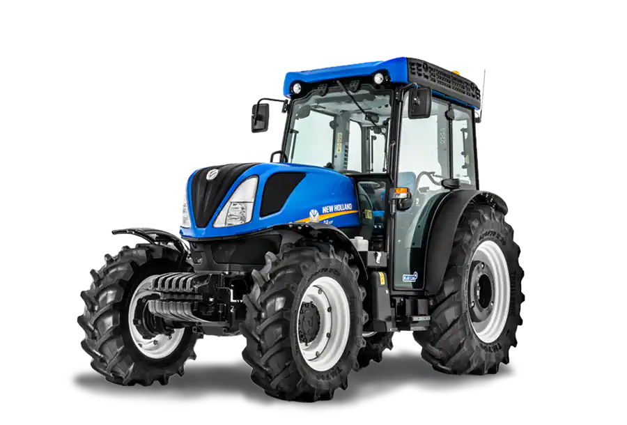 new holland t4 traktor blau