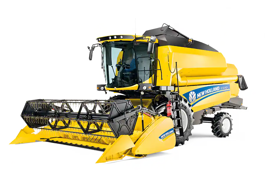 new holland tc mähdrescher stufe v gelb